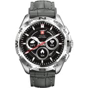 Swiss Military SM-WCH-DOM1-S-GRY Dom Smart Watch With Silicon Strap Grey