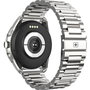 Swiss Military SM-WCH-DOM1-M-SIL Dom Smart Watch With Metal Strap Silver