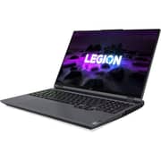 Lenovo Legion 5 Pro Gaming Laptop - 11th Gen Core i7 2.3GHz 16GB 512GB 4GB DOS 16inch WQXGA Storm Grey NVIDIA GeForce RTX 3050 Ti 16ITH6 (2022) Middle East Version