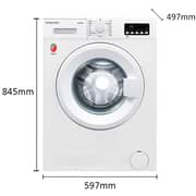 Nikai 6 Kg Front Load Washing Machine With Silent Operation, Quick Wash And Auto Imbalance Sensor, 800 Rpm, Comes With 1 Year Warranty, Nwm600ft, (white)