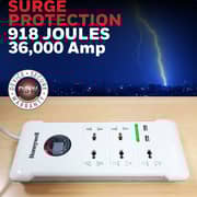 Honeywell HC000018/SRG/1.5M/WHT/5/2U/UK Platinum Series 5 Extension Cord