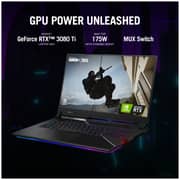 Asus ROG Strix Scar 17 SE G733CX-LL006W Gaming Laptop - Core i9 3.60GHz 32GB 2TB 16GB Win11Home 17.3inch WQHD Black NVIDIA GeForce RTX 3080 Ti