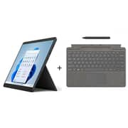 Microsoft Surface Pro 8 8pv00027 2in1 Laptop Core I7 16gb Ram 256gb Ssd Windows 11 Home 13inch Graphite + Microsoft Surface Pro Signature English Keyboard With Slim Pen For Surface Pro X & Surface Pro 8 Platinum Bundle