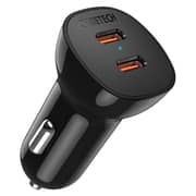 Choetech TC0008-V2 Dual USB-C Port PD40W Car Charger Black