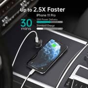Choetech TC0008-V2 Dual USB-C Port PD40W Car Charger Black