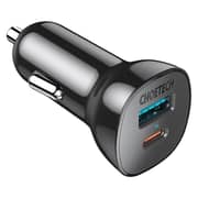 Choetech Dual Port Car Charger Black