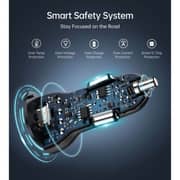 Choetech Dual Port Car Charger Black