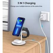 Choetech 3-in-1 Magnetic Charger White