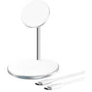 Choetech 2-in-1 Magnetic Wireless Charger White