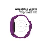 Remson Fitbit Ace 2 Soft Waterproof Silicone Watch Band Purple