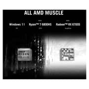 Asus ROG Zephyrus G14 GA402RJ-L8170W Gaming Laptop - Ryzen 7 3.2GHz 16GB 1TB 8GB Win11 14inch QHD+ AMD Radeon RX 6700S Eclipse Grey English/Arabic Keyboard