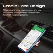 Promate Magnetto Magnetic Car Phone Mount Rose Gold