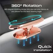 Promate Magnetto Magnetic Car Phone Mount Rose Gold