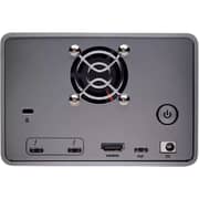 محرك الأقراص الصلبة سانديسك جي رايد 2-باي للكمبيوتر المكتبي USB 3.1 12 تيرابايت رمادي فلكي SDPH62H-012T-MBAAD