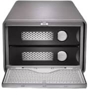 محرك الأقراص الصلبة سانديسك جي رايد 2-باي للكمبيوتر المكتبي USB 3.1 12 تيرابايت رمادي فلكي SDPH62H-012T-MBAAD