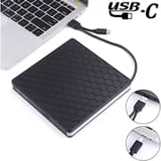 External DVD Drive for Laptop and Desktop Black
