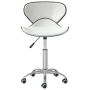 Vidaxl Swivel Dining Chairs 2 Pcs White Faux Leather