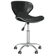 Vidaxl Swivel Dining Chairs 2 Pcs Black Faux Leather