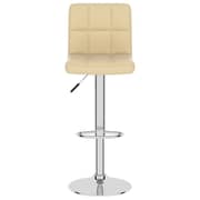 Vidaxl Bar Stool Cream Faux Leather