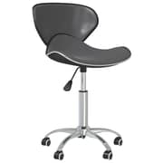 Vidaxl Swivel Dining Chairs 2 Pcs Grey Faux Leather