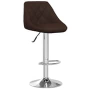Vidaxl Bar Stools 2 Pcs Brown Faux Leather
