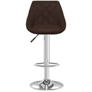 Vidaxl Bar Stools 2 Pcs Brown Faux Leather