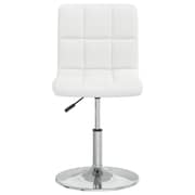 Vidaxl Bar Stool White Faux Leather