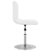 Vidaxl Bar Stool White Faux Leather