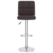 Vidaxl Bar Stool Brown Faux Leather