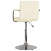 Vidaxl Bar Stool Cream Fabric