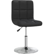 Vidaxl Bar Stool Black Faux Leather