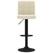Vidaxl Bar Stools 2 Pcs Cream Velvet