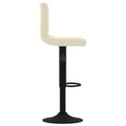 Vidaxl Bar Stools 2 Pcs Cream Velvet