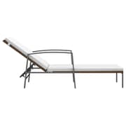 vidaXL Sun Loungers 2pcs with Table