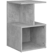 Vidaxl Bedside Cabinet Concrete Grey 35x35x55 Cm Chipboard