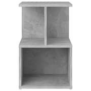 Vidaxl Bedside Cabinet Concrete Grey 35x35x55 Cm Chipboard