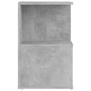 Vidaxl Bedside Cabinet Concrete Grey 35x35x55 Cm Chipboard