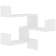 Vidaxl Wall Corner Shelf White 40x40x50 Cm Chipboard