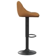 Vidaxl Bar Stool Brown Velvet