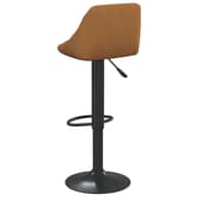 Vidaxl Bar Stool Brown Velvet