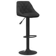 Vidaxl Bar Stool Black Velvet