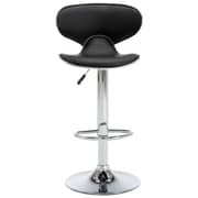 Vidaxl Bar Stools 2 Pcs Black Faux Leather