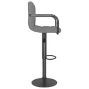 Vidaxl Bar Stools 2 Pcs Light Grey Velvet