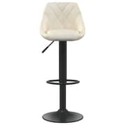 Vidaxl Bar Stools 2 Pcs Cream Velvet