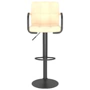 Vidaxl Bar Stools 2 Pcs Cream Velvet