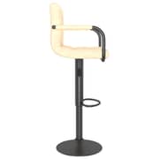 Vidaxl Bar Stools 2 Pcs Cream Velvet