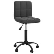 Vidaxl Swivel Office Chair Black Velvet
