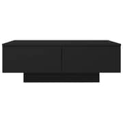 Vidaxl Coffee Table Black 90x60x31 Cm Engineered Wood