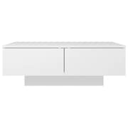 Vidaxl Coffee Table White 90x60x31 Cm Engineered Wood