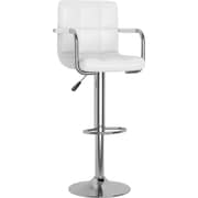 Vidaxl Bar Stool White Faux Leather